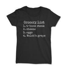 Load image into Gallery viewer, GROCERY LIST - Women&#39;s Short Sleeve T-Shirt - The Iced Tee 
